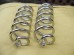 Chrome 5 inch Solo Seat Springs for Harley Triumph Bobber Yamaha Customs Sportster